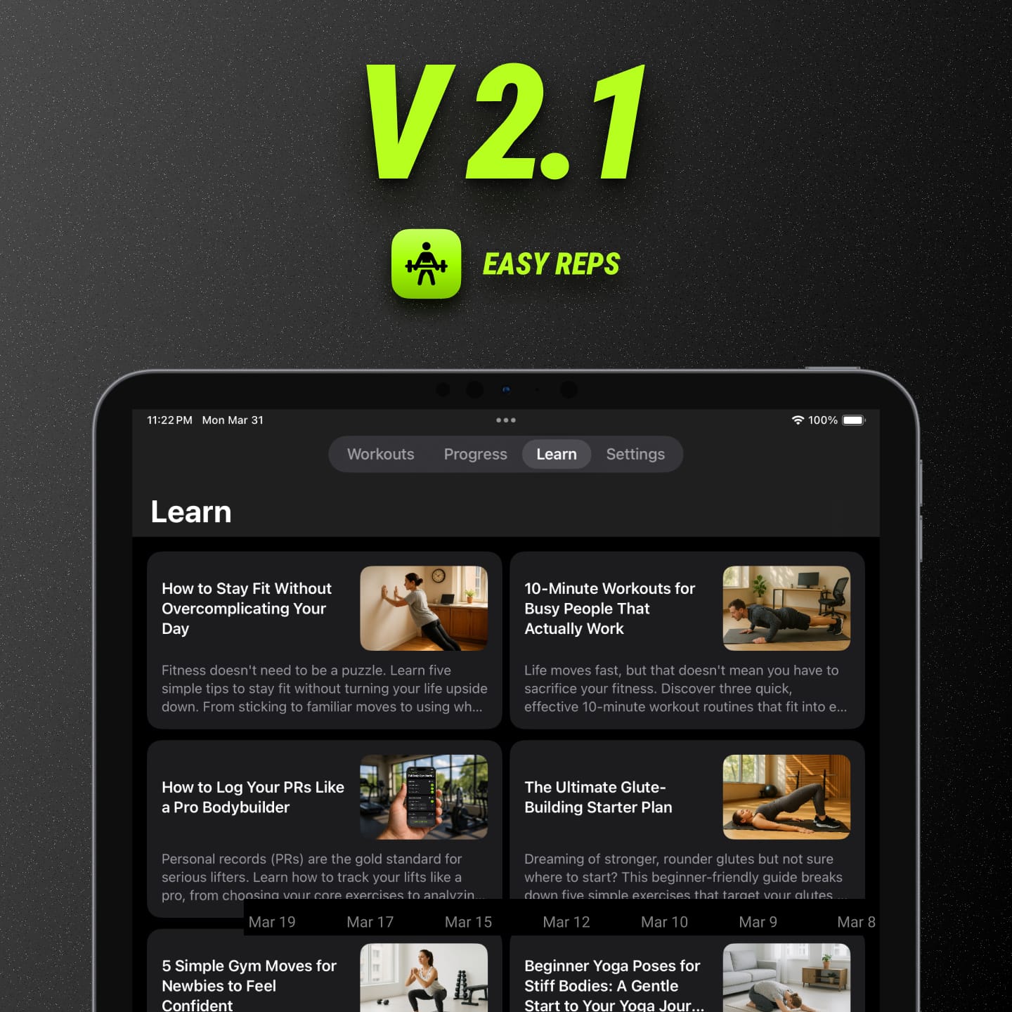 Version 2.1 Update