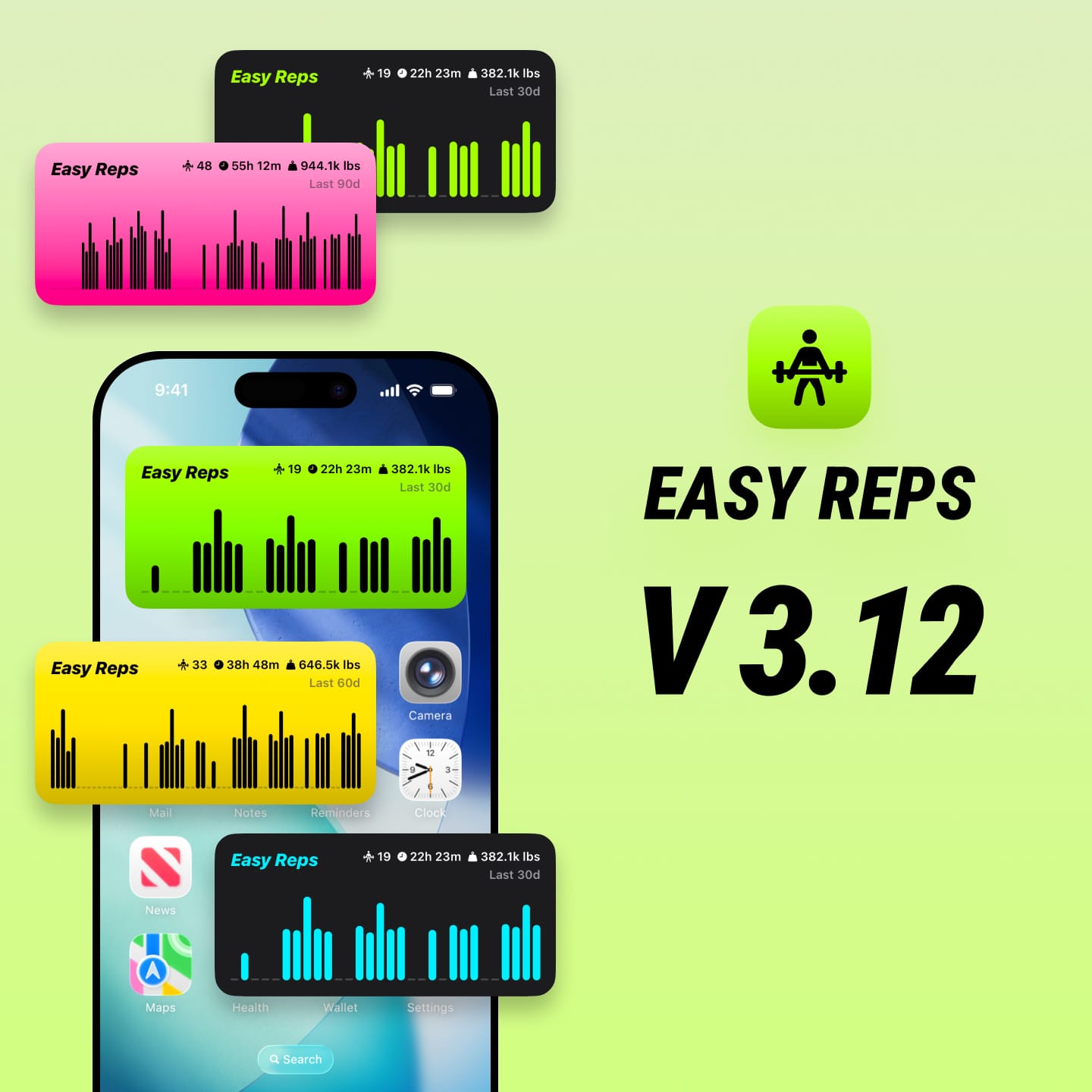 Version 3.12 - Updated Home Screen Widget