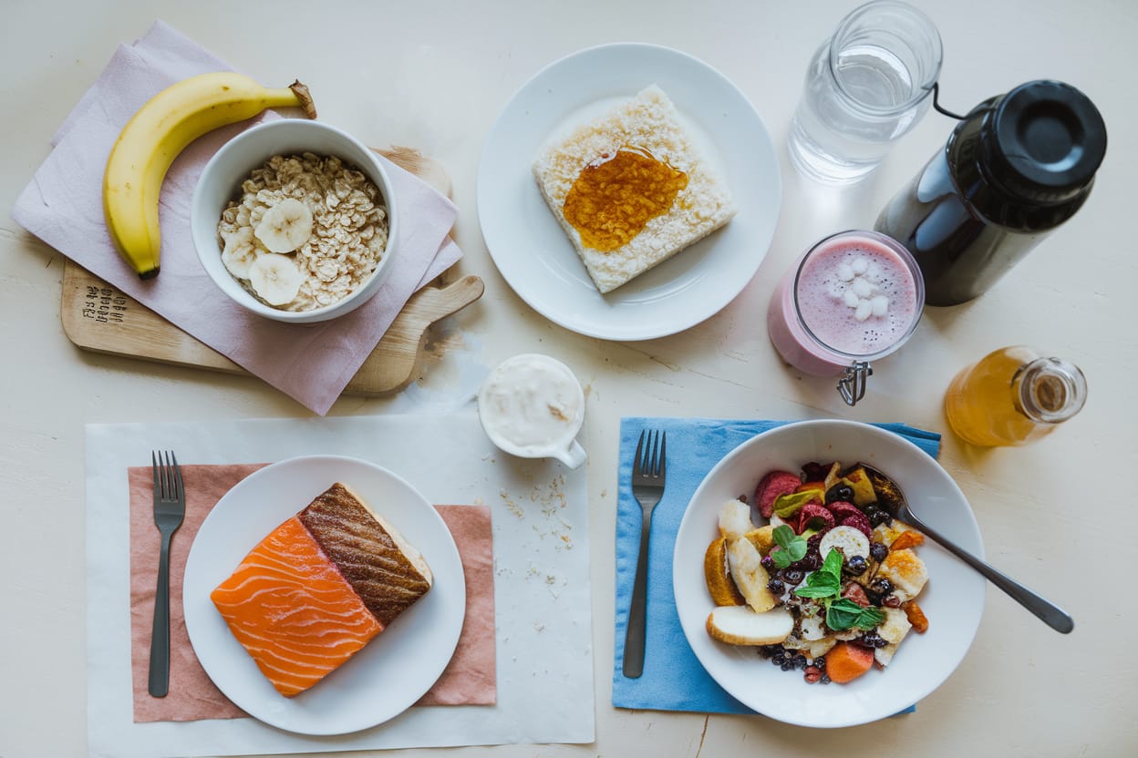 Healthy pre and post workout meals