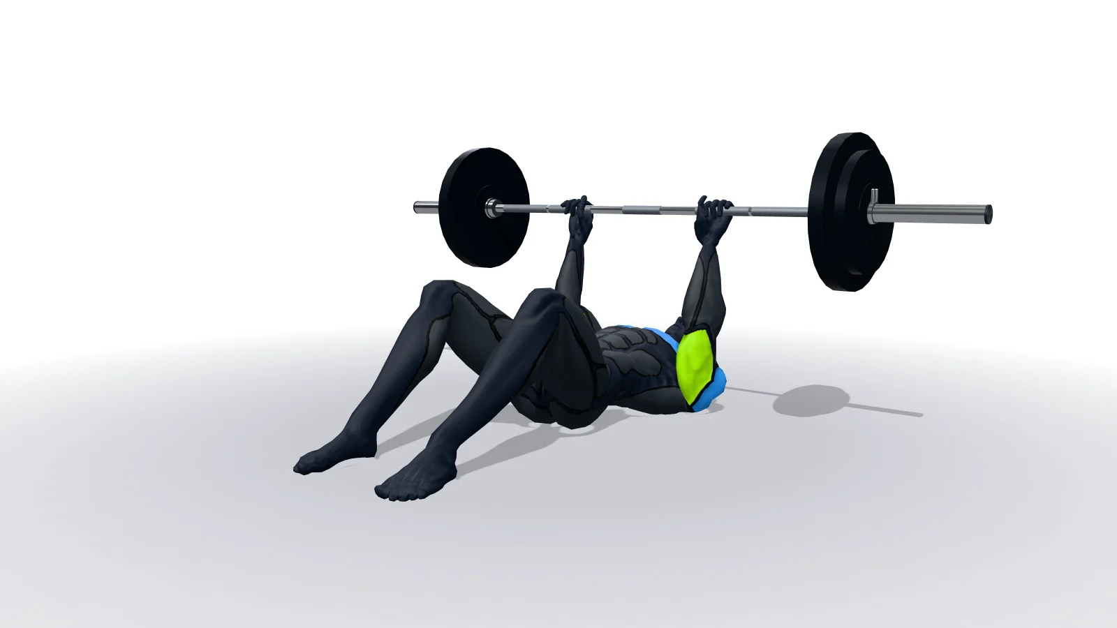 Floor Press, mostrato da una figura 3D