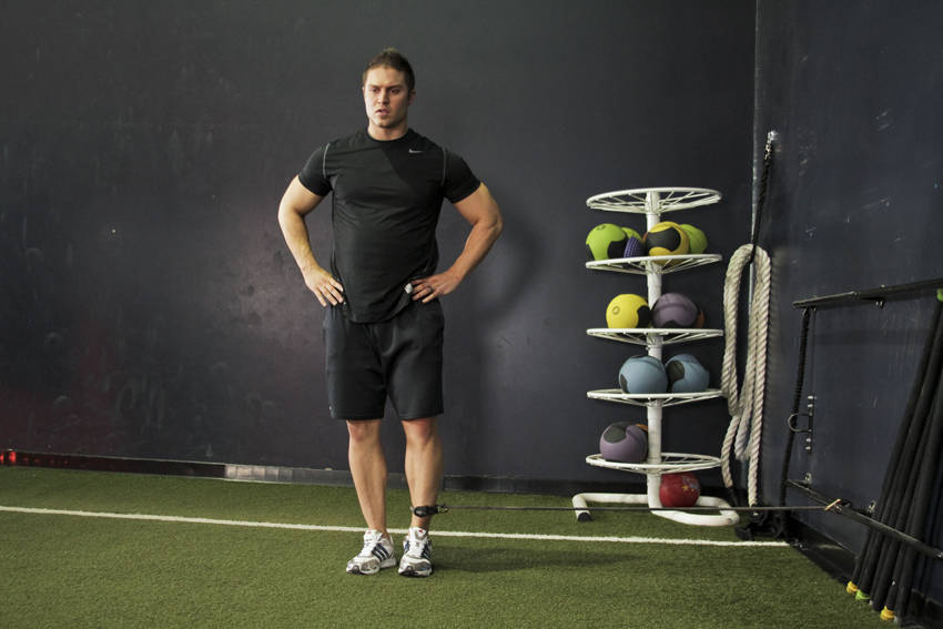 Band Hip Adductions - Step 1