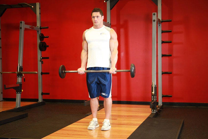 Barbell Curl - Step 0