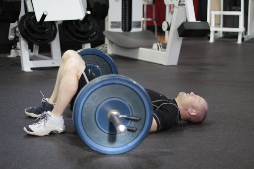 Barbell Glute Bridge - Step 0