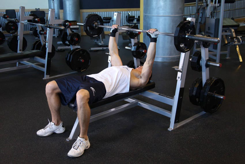 Barbell Guillotine Bench Press - Step 0