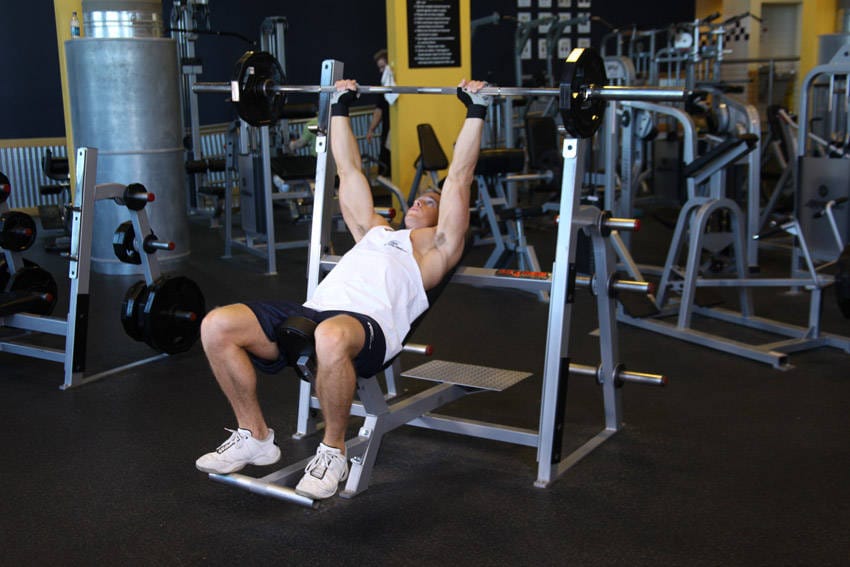 Barbell Incline Shoulder Raise - Step 0