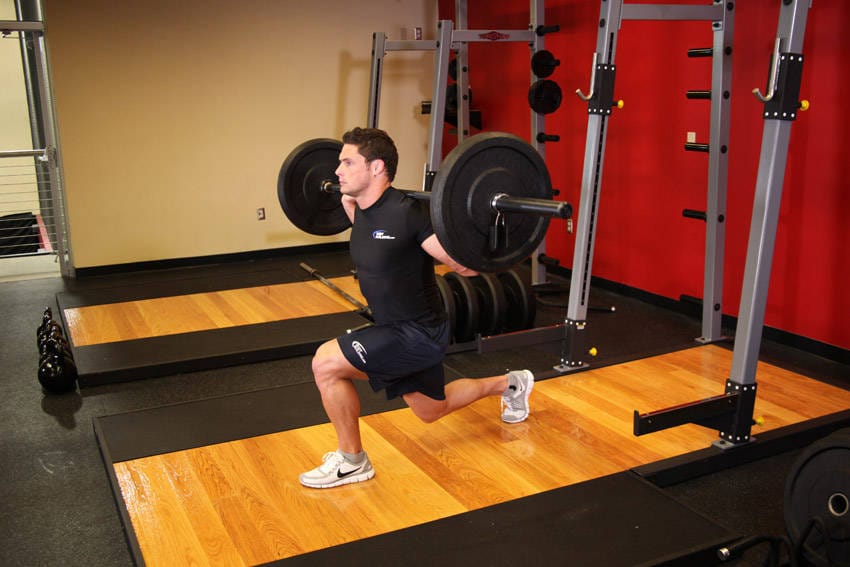 Barbell Lunge - Step 1