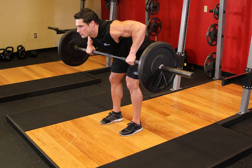 Barbell Rear Delt Row - Step 1
