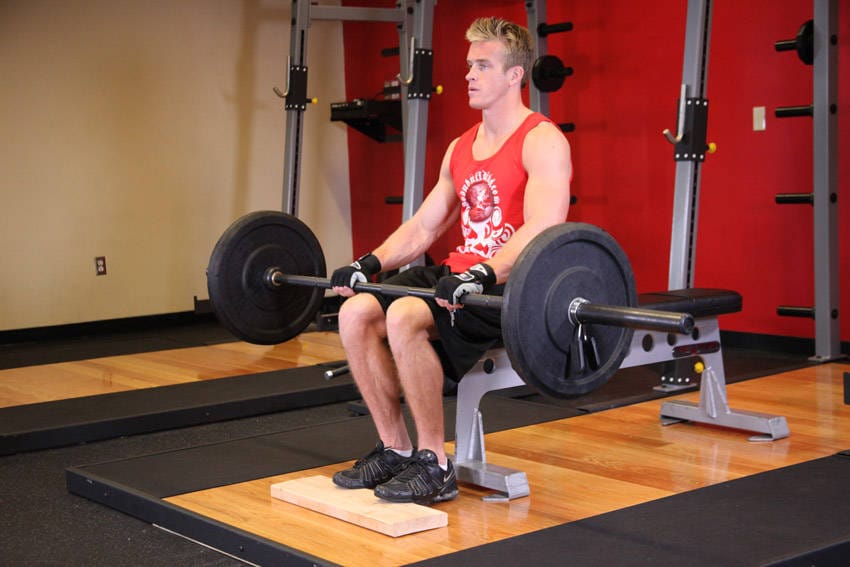 Barbell Seated Calf Raise - Step 0