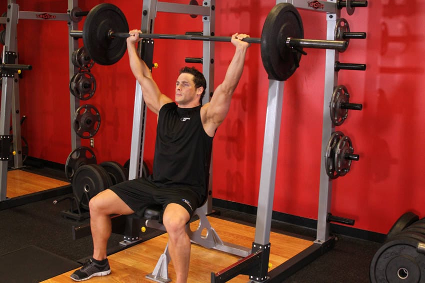 Barbell Shoulder Press - Step 0