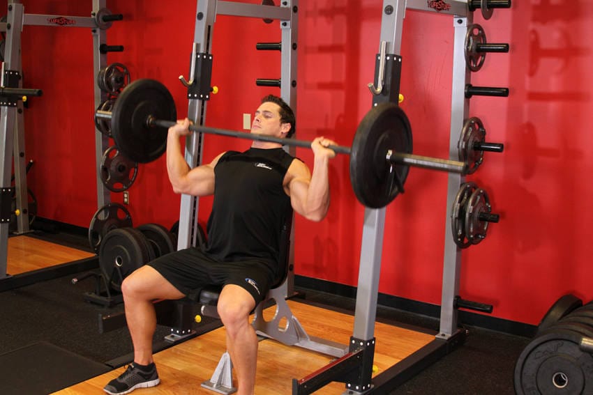 Barbell Shoulder Press - Step 1