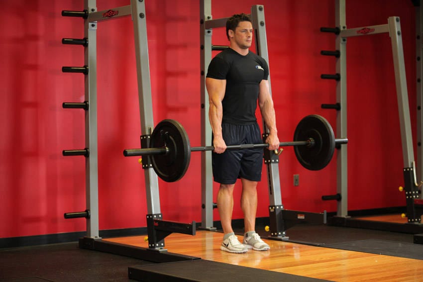 Barbell Shrug - Step 0