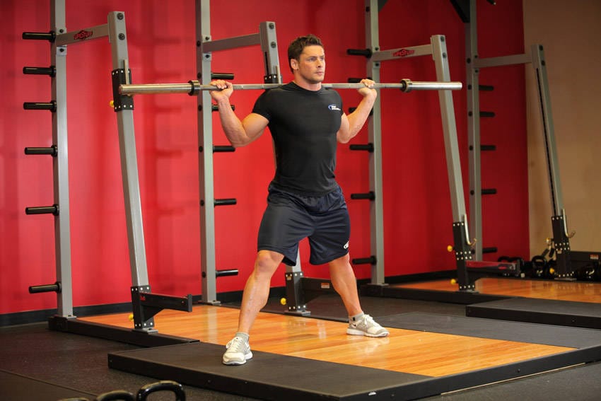 Barbell Side Split Squat - Step 0