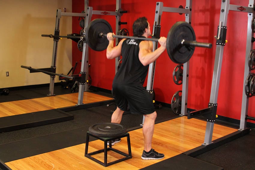 Barbell Squat To A Bench - Step 0