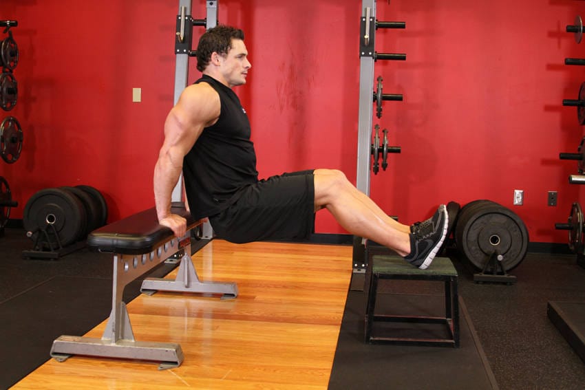 Bench Dips - Step 0