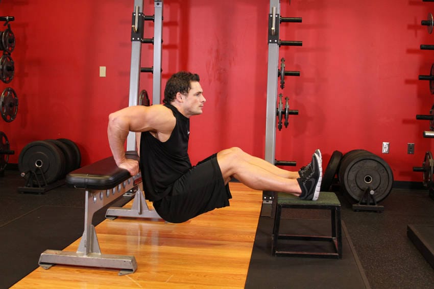 Bench Dips - Step 1