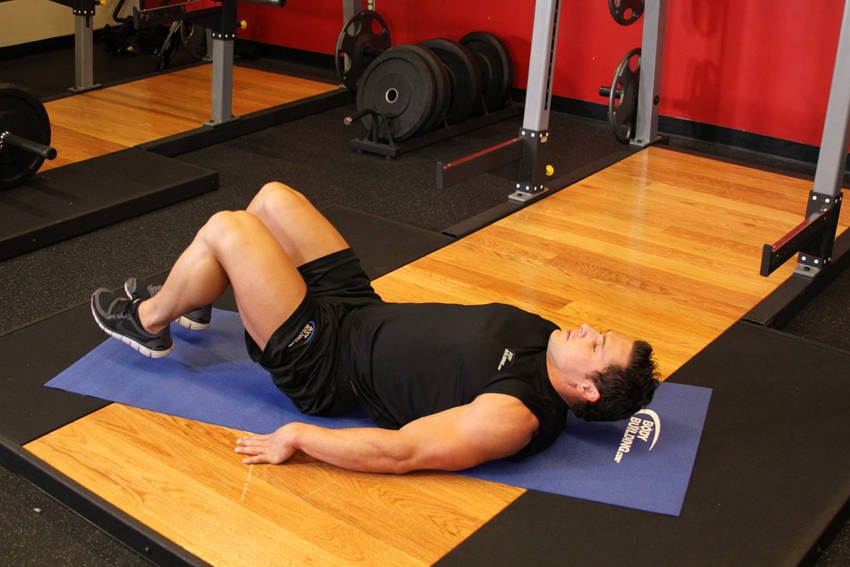 Bent-Knee Hip Raise - Step 0