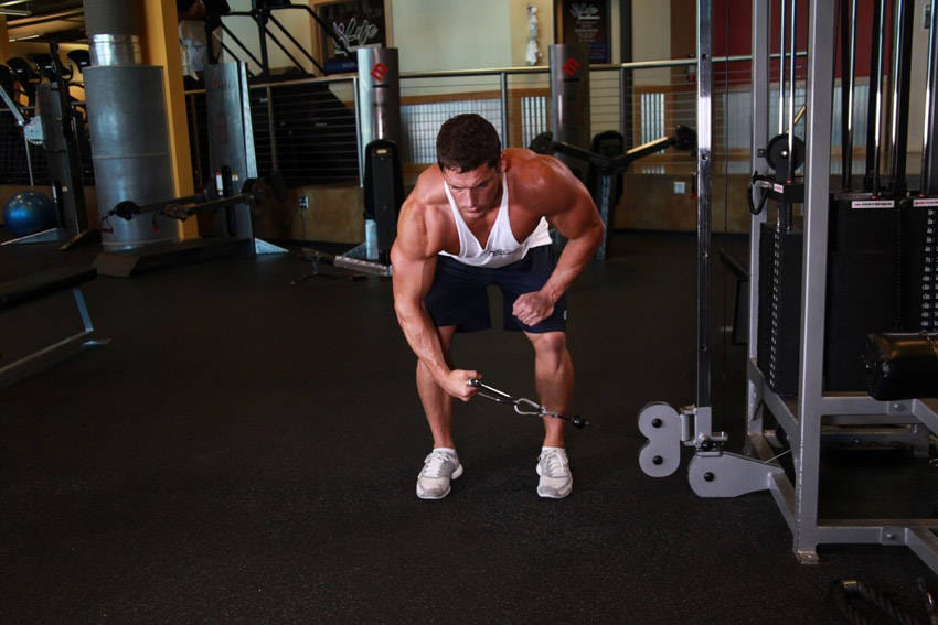 Bent Over Low-Pulley Side Lateral - Step 0