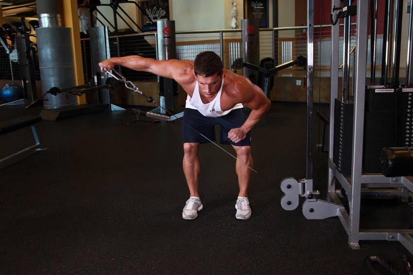 Bent Over Low-Pulley Side Lateral - Step 1