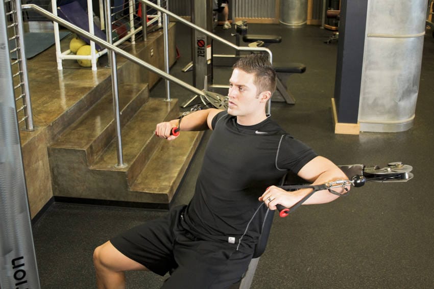 Cable Chest Press - Step 0