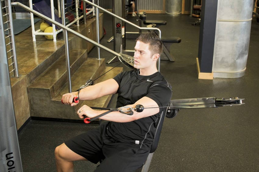 Cable Chest Press - Step 1