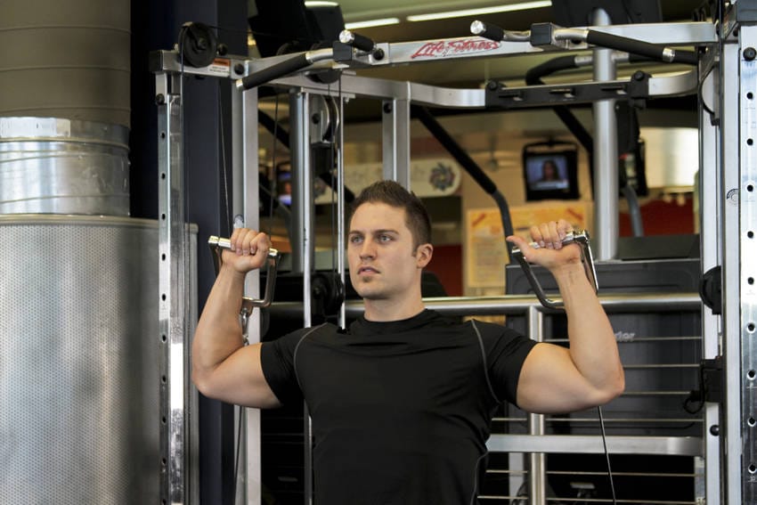 Cable Shoulder Press - Step 0