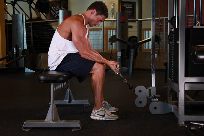 Cable Wrist Curl - Step 0