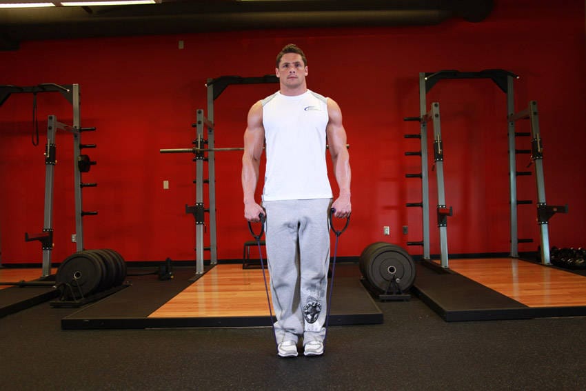 Calf Raises - With Bands - Step 0