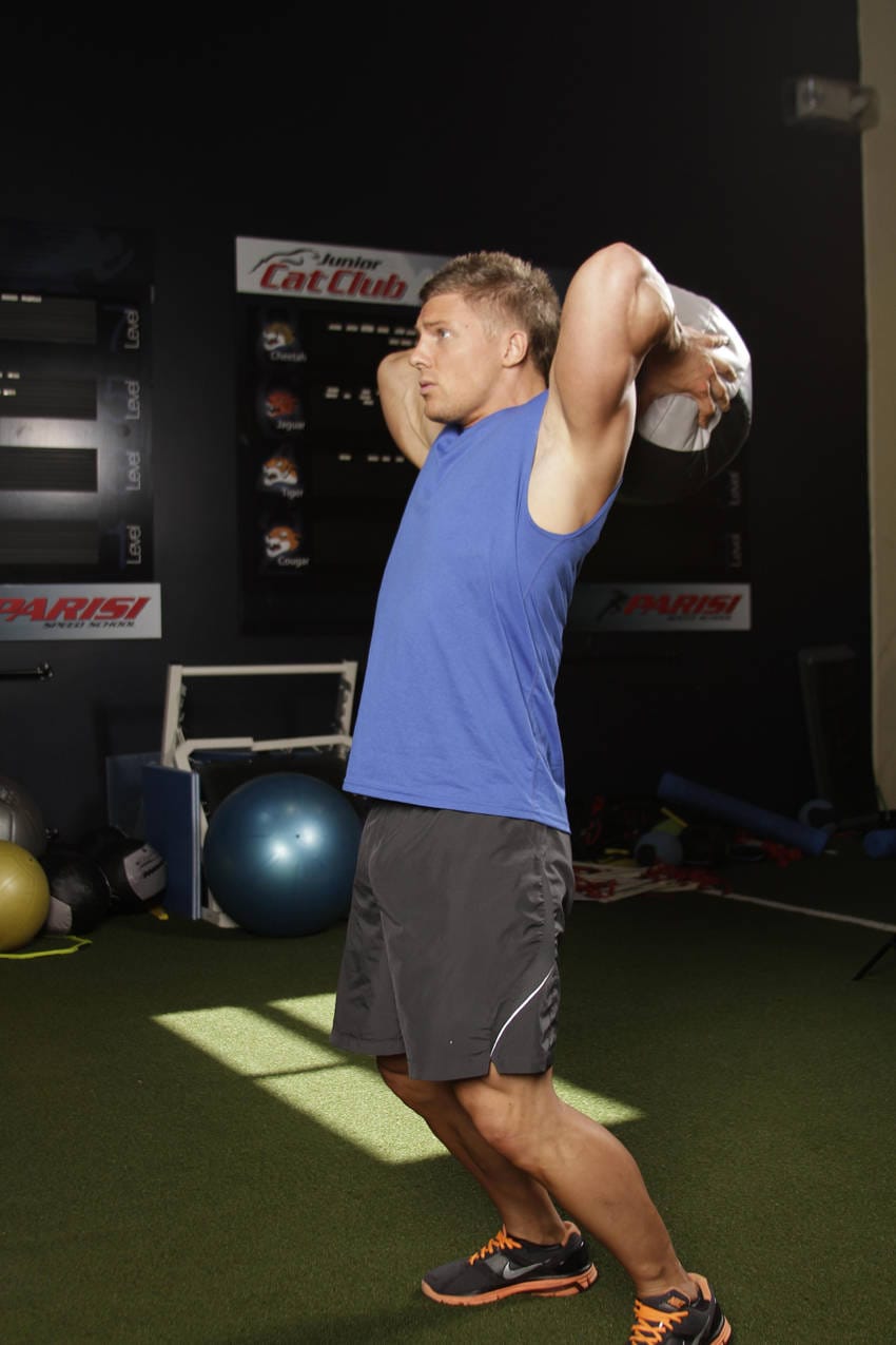 Catch and Overhead Throw - Step 1
