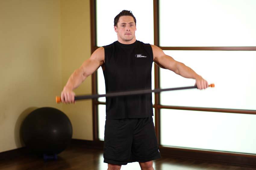 Chest And Front Of Shoulder Stretch - Step 0