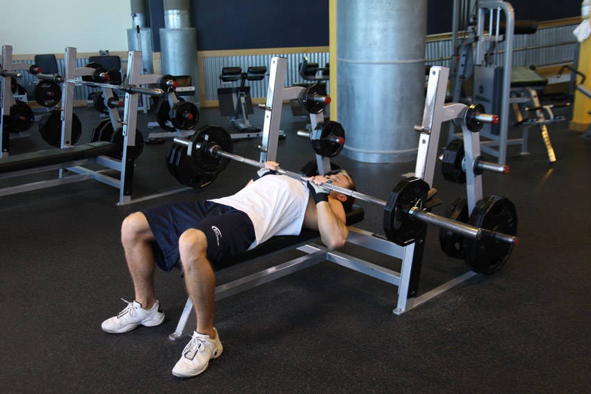 Close-Grip Barbell Bench Press - Step 0