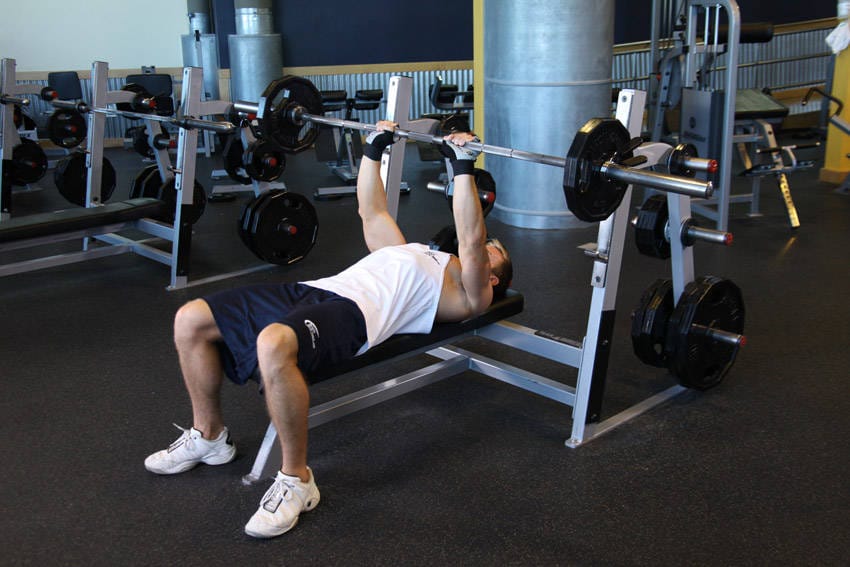 Close-Grip Barbell Bench Press - Step 1