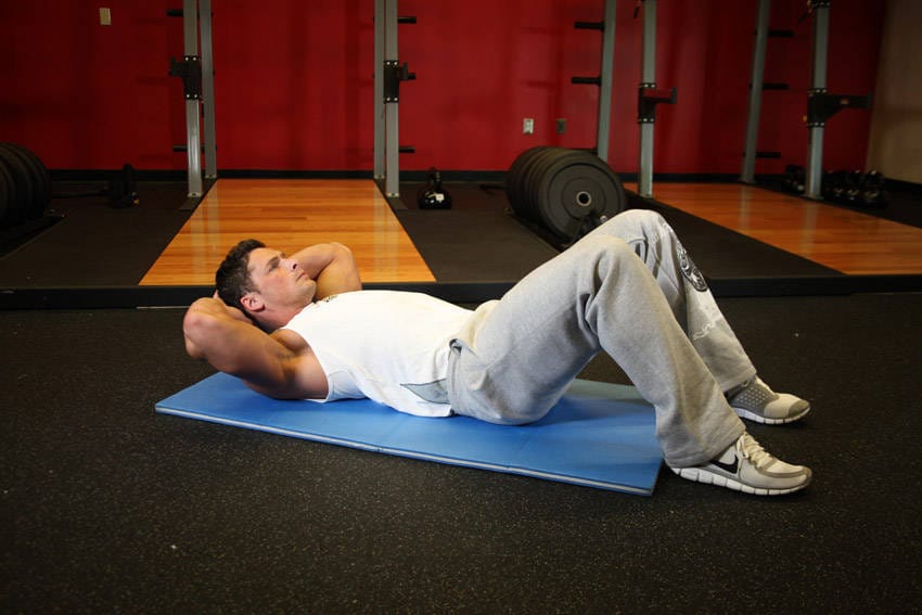 Cross-Body Crunch - Step 0