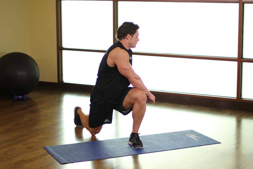 Crossover Reverse Lunge - Step 0