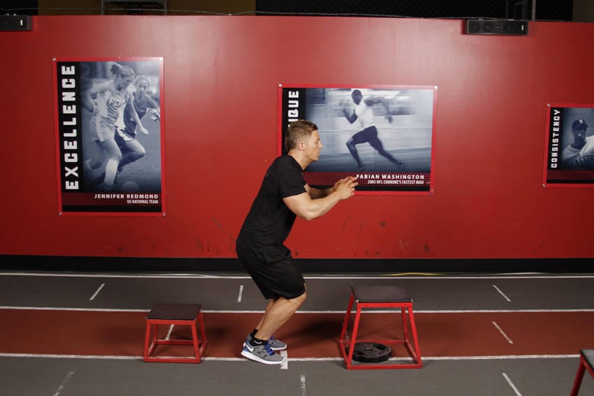 Depth Jump Leap - Step 1