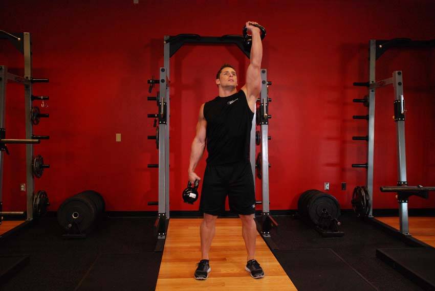 Double Kettlebell Windmill - Step 0