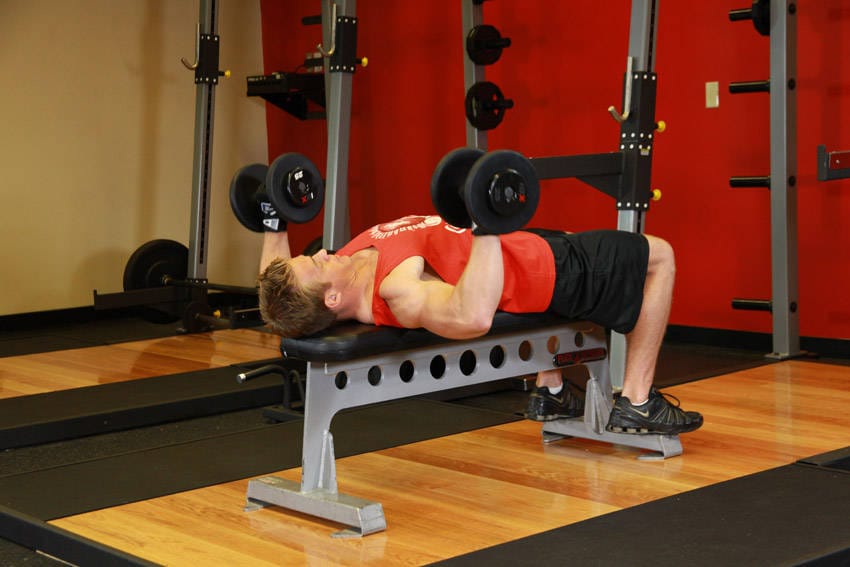 Dumbbell Bench Press - Step 0