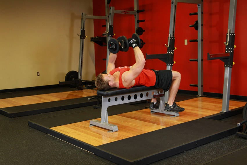 Dumbbell Flyes - Step 0