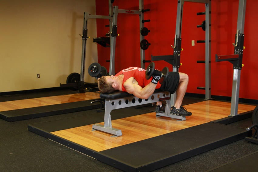 Dumbbell Flyes - Step 1