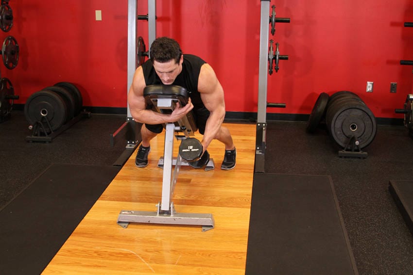 Dumbbell Lying One-Arm Rear Lateral Raise - Step 0