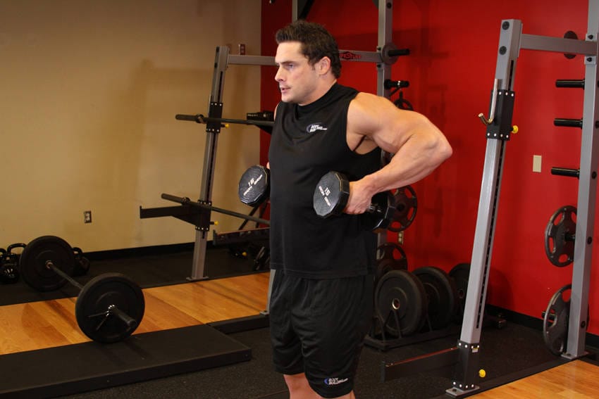 Dumbbell Raise - Step 1