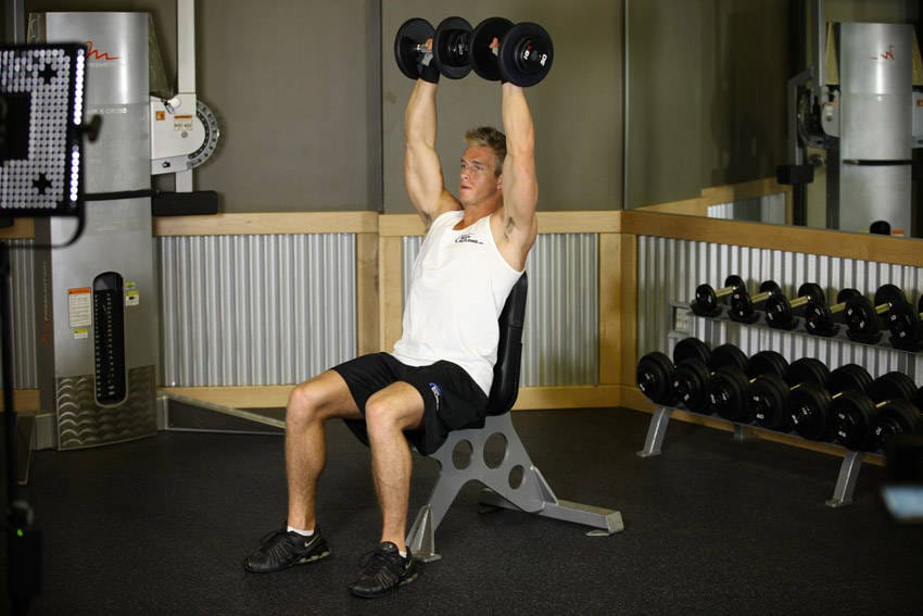 Dumbbell Shoulder Press - Step 1