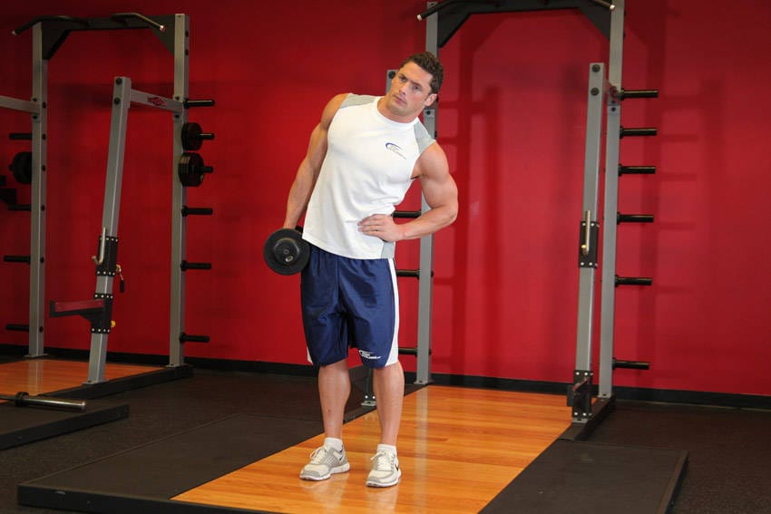 Dumbbell Side Bend - Step 1