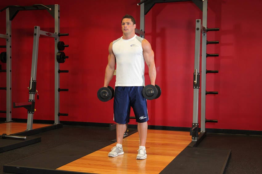 Dumbbell Squat - Step 0