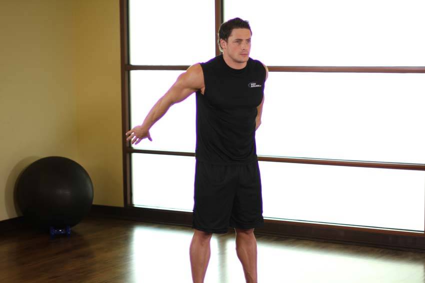 Dynamic Back Stretch - Step 0