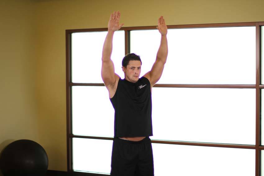Dynamic Back Stretch - Step 1