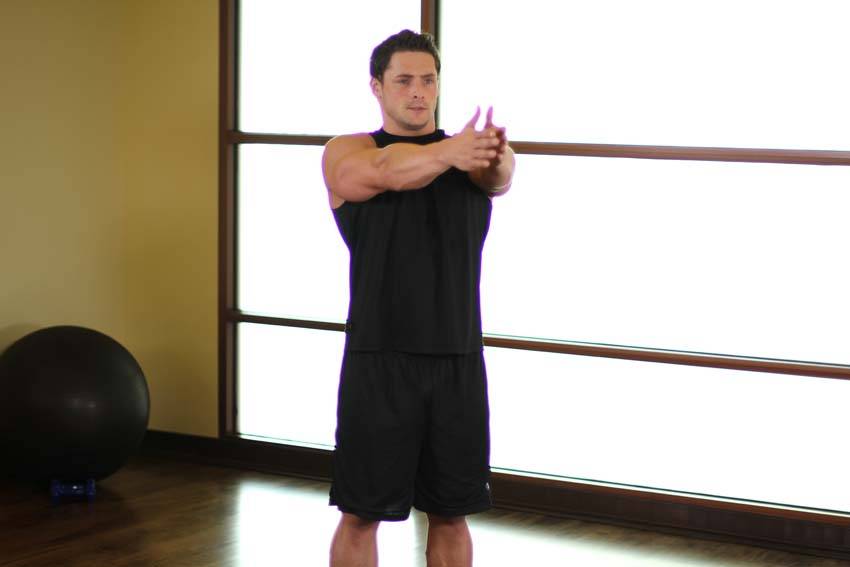 Dynamic Chest Stretch - Step 0