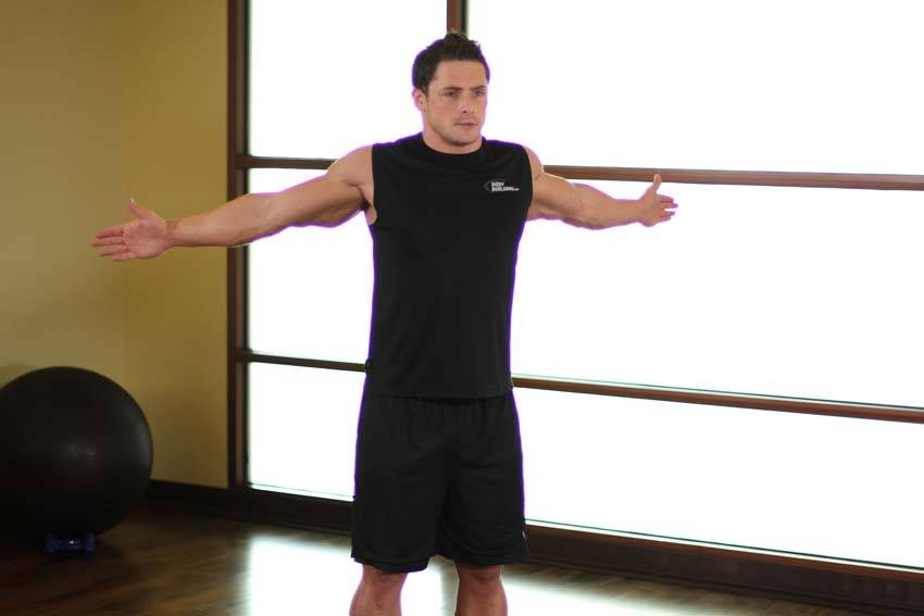 Dynamic Chest Stretch - Step 1