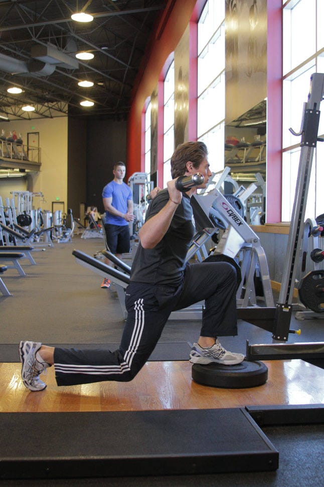 Elevated Back Lunge - Step 1