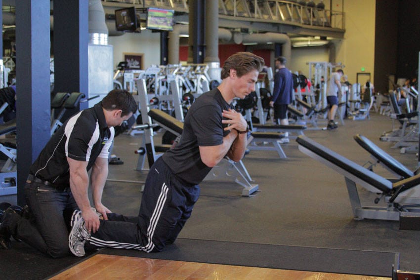 Floor Glute-Ham Raise - Step 1