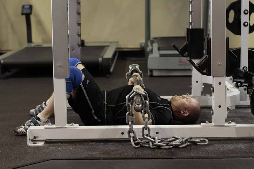 Floor Press with Chains - Step 1